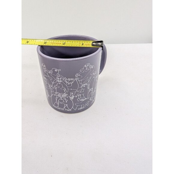 Vtg Mug Taylor & NG white Penguins on Purple tone San Francisco Japan - Picture 8 of 16